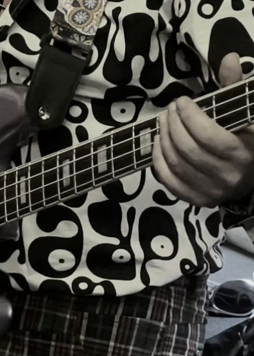 Erna und die Berts, Bass schwarz-weiss